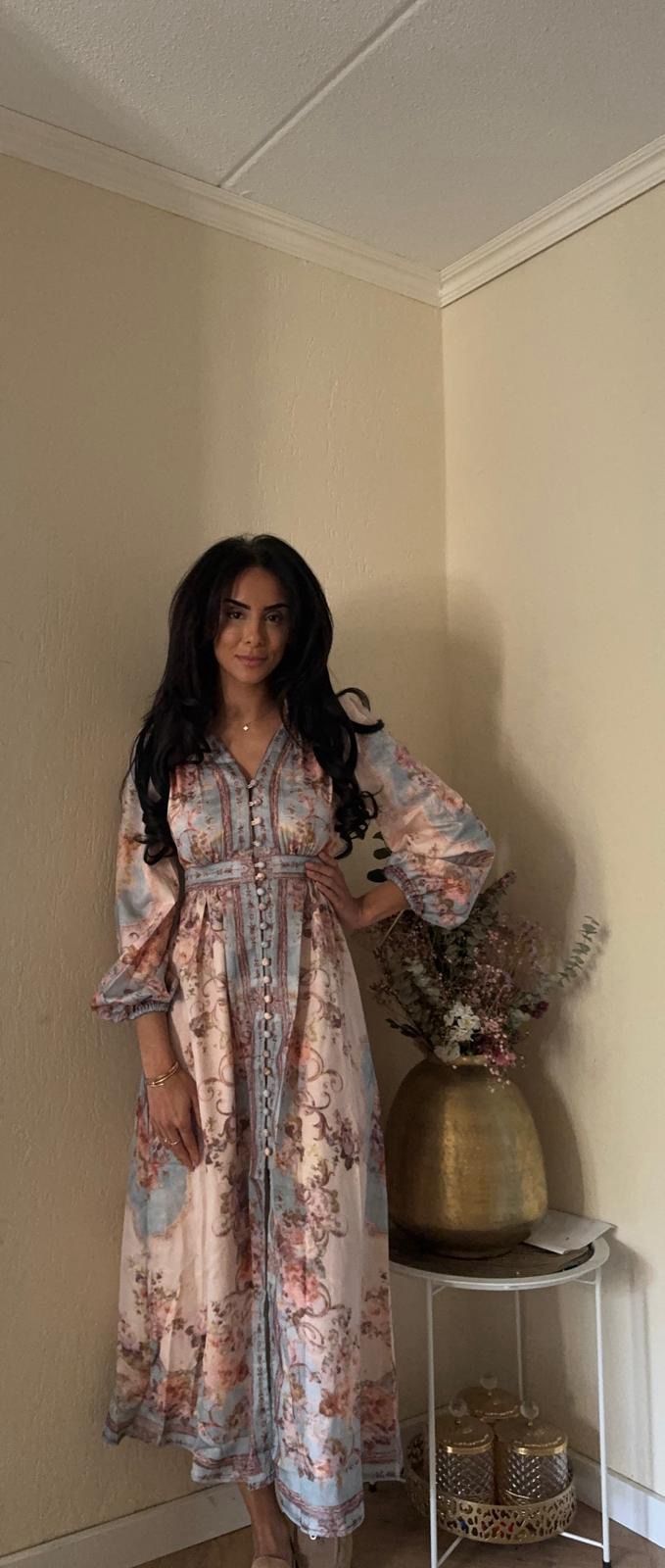 Long flower dress